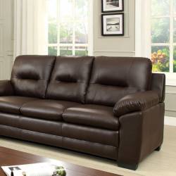 PARMA SOFA IN BROWN PU